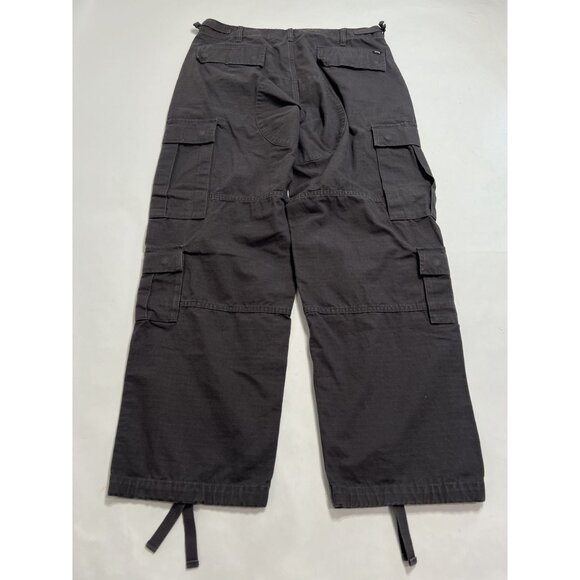 Stussy Surplus Cargo Pants in Nightshade Black - Picture 4 of 5